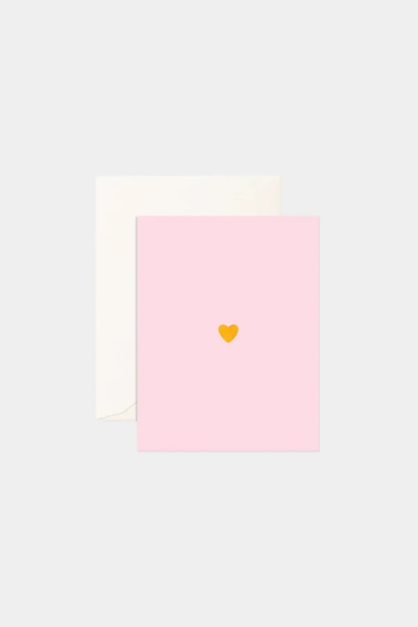 Fashion Fox u0026 Fallow Tiny Heart Greeting Card