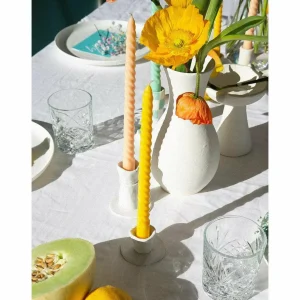 Clearance Bondi Scent Twisted Candles White