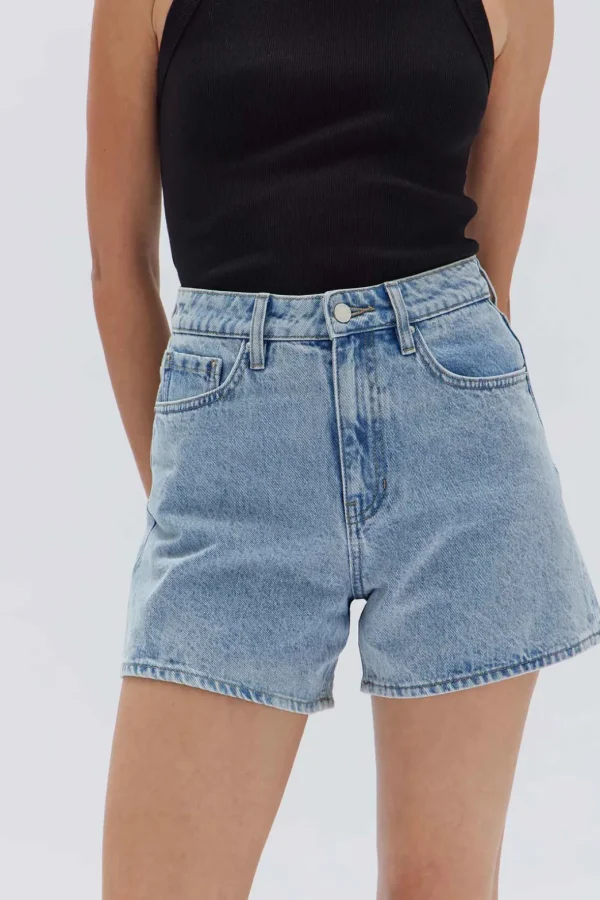 Best Assembly Label Vintage Denim Short - Light Stone