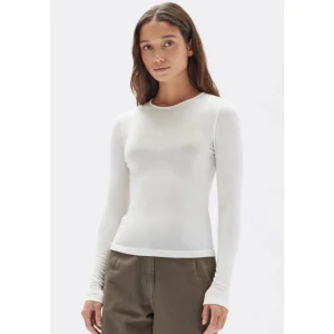 Best Assembly Label Violet Long Sleeve Tee - White