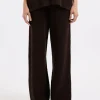 New Nude Lucy Willow Crochet Pant - Espresso