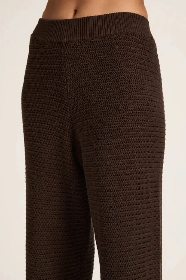 New Nude Lucy Willow Crochet Pant - Espresso