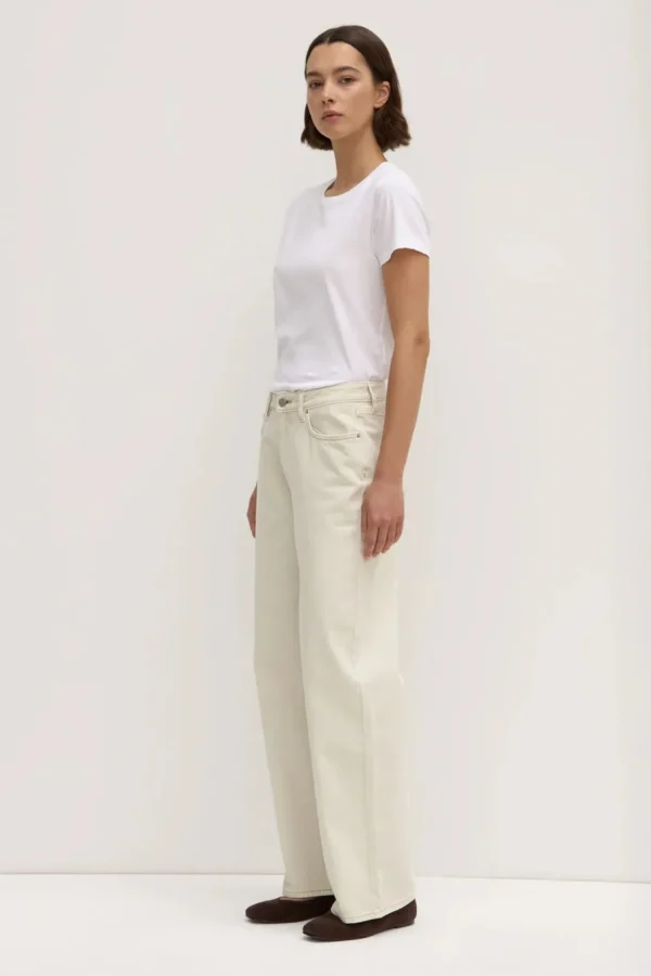 Discount We Are Mindful Womens Relaxed Jean - Chalk