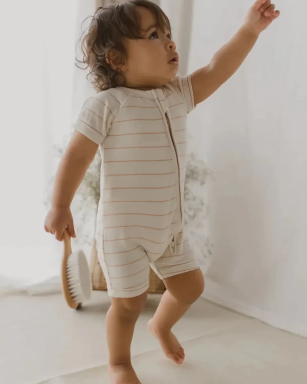 Hot Susukoshi Zip Suit - Coco Stripes